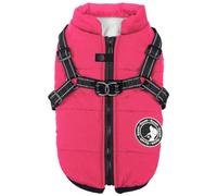 Gyuzh Dog Coat with Harness Puppy Coats Small Dog Harness Jacket Winter Waterproof Jackets for Smal Medium Large Dogs
