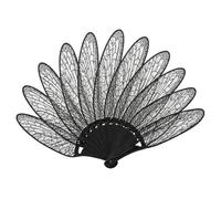 GYWZTJ Biomimetic Dragonfly Wing Folding Fan, 3D Printed Hand Fan Foldable, Dragonfly Wings That Unfold into a Fan, Portable Dragonfly Wing Fan for Halloween Party Fairy Aesthetic Dance