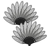 GYWZTJ Biomimetic Dragonfly Wing Folding Fan, 3D Printed Hand Fan Foldable, Dragonfly Wings That Unfold into a Fan, Portable Dragonfly Wing Fan for Halloween Party Fairy Aesthetic Dance