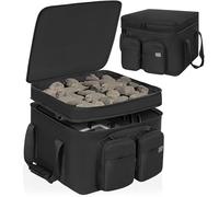 GYXZ 14 Inch Firecube Fire Pit Bag Compatible with Outland Firecube 805 Portable Square Propane Gas Fire Pit, with Padded Handles & Water-resistant Bottom, Bag Only