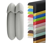 GYYDXXFC L-Shaped Table Edge Protector, Extra Thick Furniture Table Edge Protectors Foam, Wide Edge Protector Strip, For Glass Table,Furniture,Fireplace(Gray,6M)