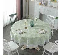 GYYFQH Round Pvc Tablecloths for Circular Table,pvc Round Tablecloth，large Round Plastic Tablecloth，waterproof, Oilproof and Anti-scald Tablecloth，garden Tablecloth,B-220cm