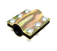 GYYGRY Pipe Repair Clamp, 1in(DN25×100), for 1 inch Pipe, Leak Sealer for Pipes and Plumbing, Bronze, Repair Tool