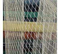 GYYN Child Climbing Safety Net Heavy Duty Cargo Net White Protective Net Playground Railing Protective Net Swing Rope Netting Hammock Fence Decoration (Color : 10cm mesh, Size : 2x5m(7x16ft))