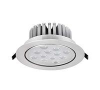 GYZLZZB 3W/5W7W Round Recessed Ceiling Embedded COB Bull's Eye Spotlight Household Commercial Simple Aluminum Business Highlight Panel Light Adjustable Rotatable Clothing Store Show Downlight