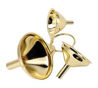 GYZOUKA 3pcs Stainless Steel Funnel Set, 7.5cm 5.5cm 4. Funnels for Filling Bottles or Containers, for Liquid, Oil, Wine, Jam Transfer
