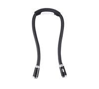 GYZOUKA Flexible Neck Light LED Reading Light with 3 Brightness Modes for Night Reading Knitting Powered by Batteries (not Included) (Black)