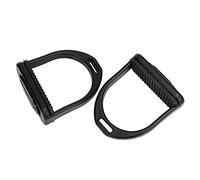 GYZOUKA Horse Stirrups, Lightweight Non-slip Rubber Pad | Sturdy plastic construction, impact resistant, convenient usage, available in two sizes
