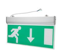 GYZOUKA LED Emergency Exit Sign Light 110 to Indicator Light for Buildings & Public Spaces