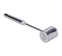 GYZOUKA Meat Tenderizer, Stainless Steel Meat Mallet for Beef Chicken Pork Lamb, Kitchen Hammer for Crushing Ice Garlic Nuts (304 Bright Steel)