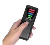 GYZOUKA Meter Electromagnetic Field Radiation Detector Magnetic Field Tester with 5 Colorful LED Indicators for Home Office Appliances (Black)