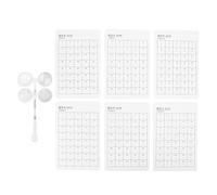 GYZOUKA Optical Flipper Optometry Flip Lens Visual Training Tool with 6pcs Visual Cards for Eye Exercise Improve Reading Speed Clarity (±200 degrees)