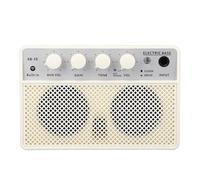 GYZOUKA Portable Bass Amplifier, 10W Rechargeable BT Bass Speaker with Dual Channel and Headphone Jack, for Practice Performances