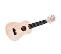 GYZOUKA Ukulele Assembly Kit, 21 Inch Basswood 4 String Set | Unpainted Basswood Body, Hands on Assembly, Parent Child Crafting, Matched Instrument Parts, 4 Strings
