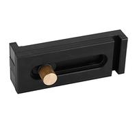 GYZOUKA Woodworking Marking Depth Measuring Ruler Black Aluminum Brass 5-40mm Engraved for Saw Seam Adjustment