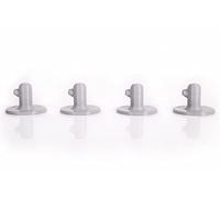 GZ Design Set of 4 Holder Storage for KitchenAid Accessory Stirrers Such as Flat Stirrers Whisk Dough Hooks (Grey)