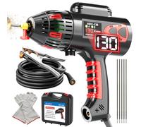 GZ GUOZHI Welding Machine Handheld, 110V 130Amp Portable ARC Welder Hand Held Welder Machine, Digital Display IGBT Inverter with Welding Tool Set and Toolbox
