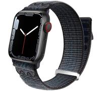 GZ GZHISY 3 Pack Compatible with Apple Watch Ultra 2 49mm 45mm 44mm 42mm 41mm 40mm 38mm iWatch Series 9 8 7 SE 6 5 4 3 2 1 Sports Rugged Military, Black and Blue, 42mm for Series 3/44mm/45mm/46mm/49mm