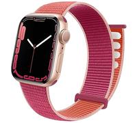 GZ GZHISY Sport Loop Nylon Band Compatible with Apple Watch Band 38mm 40mm 41mm 42mm 44mm 45mm 49mm Ultra 2 iWatch Series 9 8 7 6 SE 5 4 3 2 1 Strap, Fit for iPhone Watch Band Women Men Stretchy