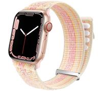GZ GZHISY Sport Loop Nylon Band Compatible with Apple Watch Band 38mm 40mm 41mm 42mm 44mm 45mm 49mm Ultra 2 iWatch Series 9 8 7 6 SE 5 4 3 2 1 Strap, Fit for iPhone Watch Band Women Men Stretchy