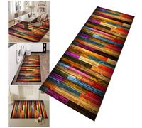 Gzaebji Hallway Runner Rug Heavy Duty Entrance Mat Kitchen Mat Non-Slip Water Absorbent Runner Mat 40 x 60 cm Rubber Back Runner Trapper Carpet Washable Rug for Kitchen Hallway Living Room