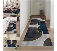 Gzaebji Long Carpet Runner Non Slip Hallway Runner Door Mat Washable Laundry Area Runner Rugs Heavy Duty Entrance Mat Absorbent Runner Mat Kitchen Floor Mat for Bathroom Bedroom Stair 90 x 300 cm