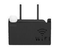 GZALES Wifi Router Storage Box - Wall-mounted Wifi Boxes for Home | Router Cover Power Strip and Cable Management Storage Case Hider Rack Organizer