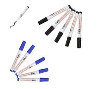 GZBABY Dry Erase Markers 10 Count, Whiteboard Marker Pens with Bullet Tip, Non Marking Whiteboard Pen for for School Office Home (Black, Blue)