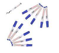 GZBABY Dry Erase Markers White Board Markers 10 Count, Whiteboard Marker Pens with Bullet Tip, Non Marking Whiteboard Pen for for School Office Home (Blue)