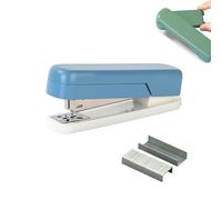 GZBABY Swing Arm Stapler with 1000 Staples, 360 Degree Swivel Stapler for Office School Home, 20 Sheets Capacity (Blue)