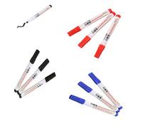 GZBABY Whiteboard Pens, 9 Pcs, Whiteboard Pen with Bullet Tip, Erasable Whiteboard Pen for School Office Home (Black, Blue, Red)