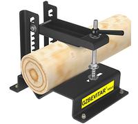 GZBEVITAR Log Clamp Lock for 1-1/2" - 5" Logs, Upgraded Log Holder for Cutting, Quick Adjustment Wood Vice for Woodworking Avoid Slipping and Rolling