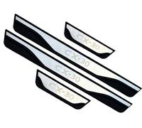GZBFTDH Car Door Entry Guard, Parts for Mazda cx-30 CX30 2020 2022 Kick Panels Guard Scuff Plate 4PCS, Stainless Steel with abs Car Door Sill Protector Cover(Silver)
