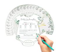 GZBMEZS Baby Shower Prediction Cards - Funny Advice Cards for Baby Shower Games,Gender Neutral Planning Kit for Girl Boy Parents Family Party Graduation Activities
