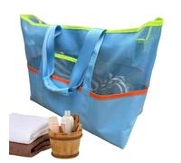 GZBMEZS Beach Tote Bag,Travel Mesh Tote Bag | Waterproof Carry On Grocery Shoulder Handbag for Work Gym Travel School Vocation Holiday Pool Shoes Towels Shopping