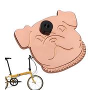 GZBMEZS Bike Frame Protector Sleeve - Brake Cable Protector | Aluminum Alloy Dog Face Design Paint Protection Rustproof for Front Fork Driver Commuting Mountain Biking