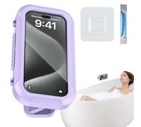 GZBMEZS Shower Cell Phone Holder,Wall Mounted Phone Holder | 360 Degree Adjustable Mount Adhesive Stand for Men Mirror Home Kitchen Cellphones Bathtub Bath Women Pool