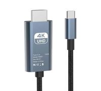 GZBMEZS USB C To HDTV Adapter - Type-C To HDTV Cord,4K60Hz Video Cord Converter for Monitor TV Projector Home Entertainment Setup Classroom Teaching Conference Room Presentations Computer