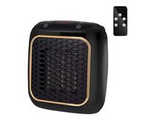 GZCHENHAO 5.0 Upgrade Electric Heater【Heating Capacity NO.1-SPD Certified】【4 Safe Protection Mechanisms】Fan Heaters For Home Bedroom Office,Black Portable Heater FX1