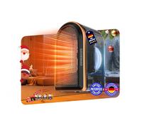 GZCHENHAO New Upgraded Electric Heater【2s Fast Heating - Advanced PTC Technology】Space Heater【Multiple Safety Protection】Fan Heaters for Home Low Energy Silent,Portable Heater(Black)