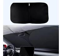 GZCSsm Front Window Sunshades For BMW iX xDrive40 / 50,Anti-UV Sunscreen Dust Protector Front Window Windshield Cover Visor,A-Black