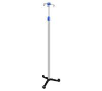 GZD Dialysis Bag Holder,Portable Retractable IV Pole Stand,Stainless Steel Drip Stand for Elderly Home Care,Hospital And Clinic,4