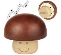 Gzdiyty You are My Sunshine Music Box, Wood Engraved Vintage Cute Mushroom Wind Up Musical Gifts for Boyfriend Him Woman Husband Girlfriend Birthday Anniversary Christmas Valentine's Day