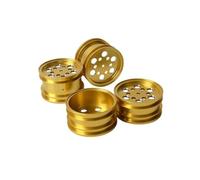 GZdrTEScf Aluminum Wheels Hub Set Compatible With Super Hot Shot Super Big Wig Boomerang Buggy Chassis(GOLD-B)