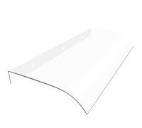GZDXBF Clear Awnings For Doors, Invisible Rain Shelter Cover, Window Awning, Anti-UV, Impact-Resistant, For Front Door/Porch Patio Roof(50x300cm/20x118in)