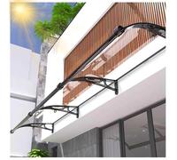GZDXBF Entryway Awning UPF 50+ Polycarbonate Cover For Porch Patio Roof Rain Shelter(24x138in (60x350cm))