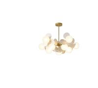 GZDZ Luxury Decorative Chandelier, Children's Room Personalised Lighting, Stained Glass Chandelier, Living Room Dining Room Warm Bedroom Style Chandelier (A1,67x26.5cm/26x10inch)