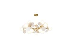 GZDZ Luxury Decorative Chandelier, Children's Room Personalised Lighting, Stained Glass Chandelier, Living Room Dining Room Warm Bedroom Style Chandelier (A1,90x30cm/35x12inch)