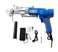 GZGHRZQS Carpet Tufting Machine Starter Kit with Speed Adjustable Feature - 2 in 1 Cut Loop Pile Gun, Brushless Motor, Upgraded LCD Display, Perfect for Carpets, Rugs and Home Decor Projects