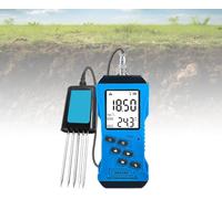 GZGHRZQS Soil Tester with High Accuracy Digital Soil Moisture Sensor, Multifunctional Analyzer for Garden Lawn Farm, Measures Nitrogen, Phosphorus, Potassium, pH, Moisture, Conductivity & Temperature